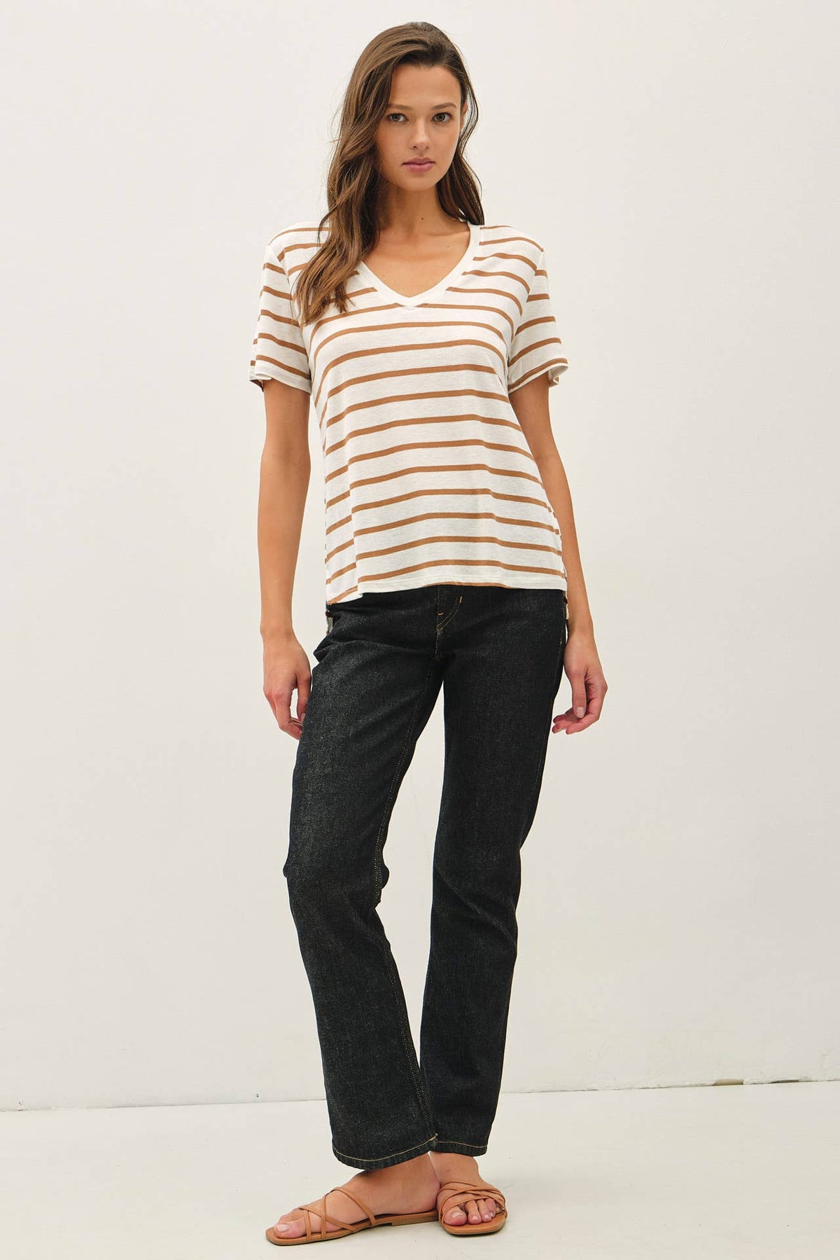 Cotton Linen Blend Tee
