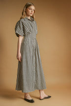 Gingham Button Down Dress