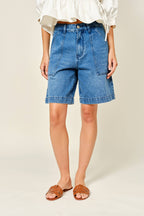 Final Sale-Bermuda Denim Shorts