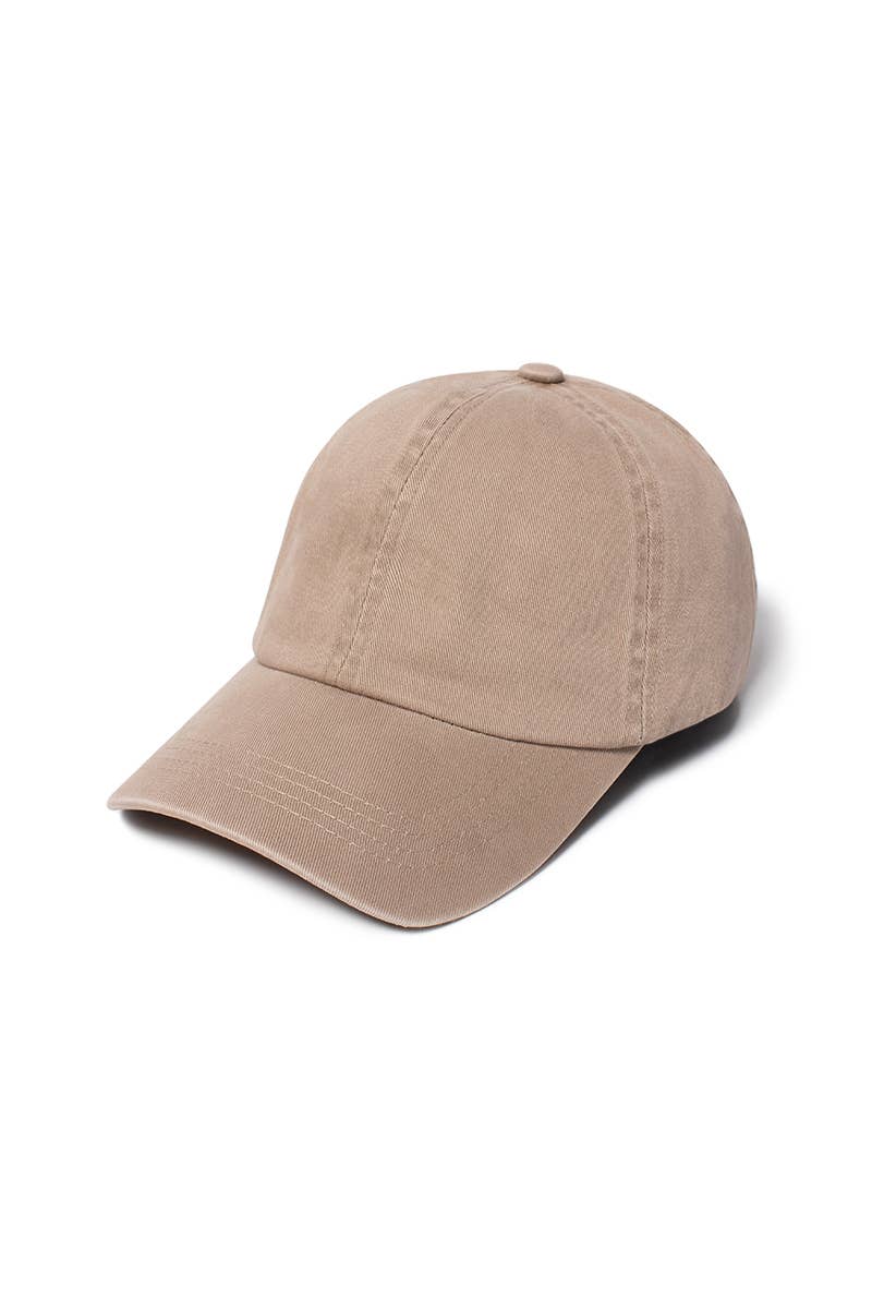 Final Sale-Stone Washed Cap