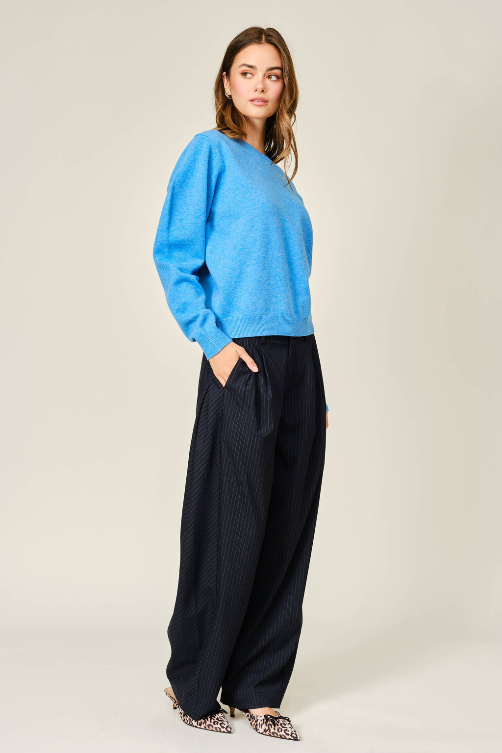 Stripe Classic Barrel Pant