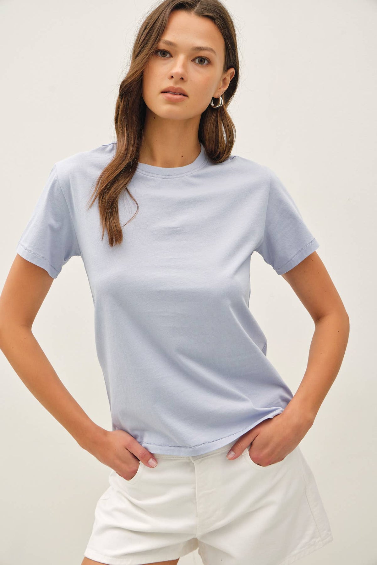 Cotton Jersey Crewneck