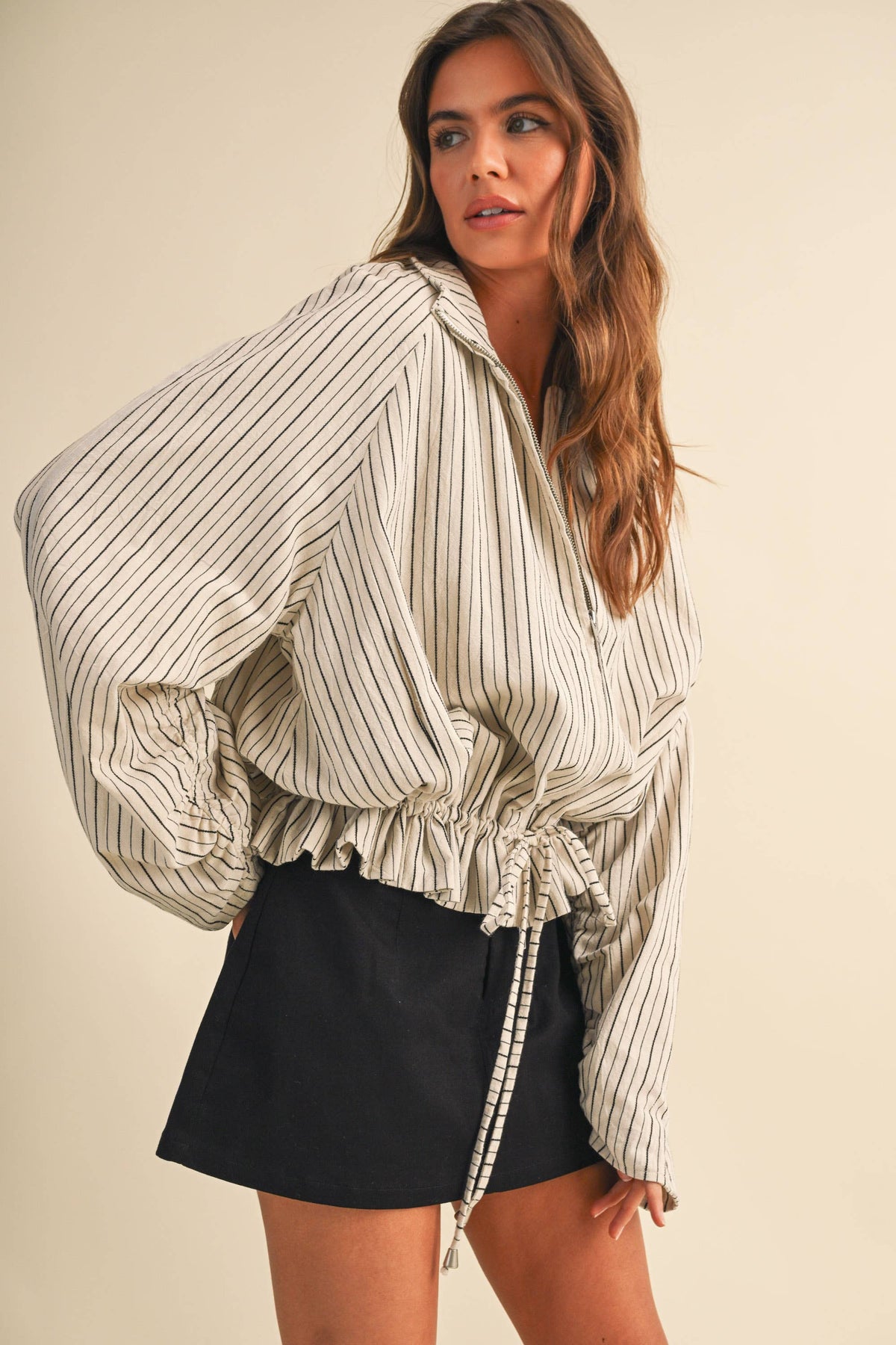 Linen Stripe Jacket