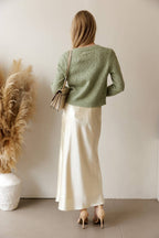 Pointelle Bobble Knit Cardigan