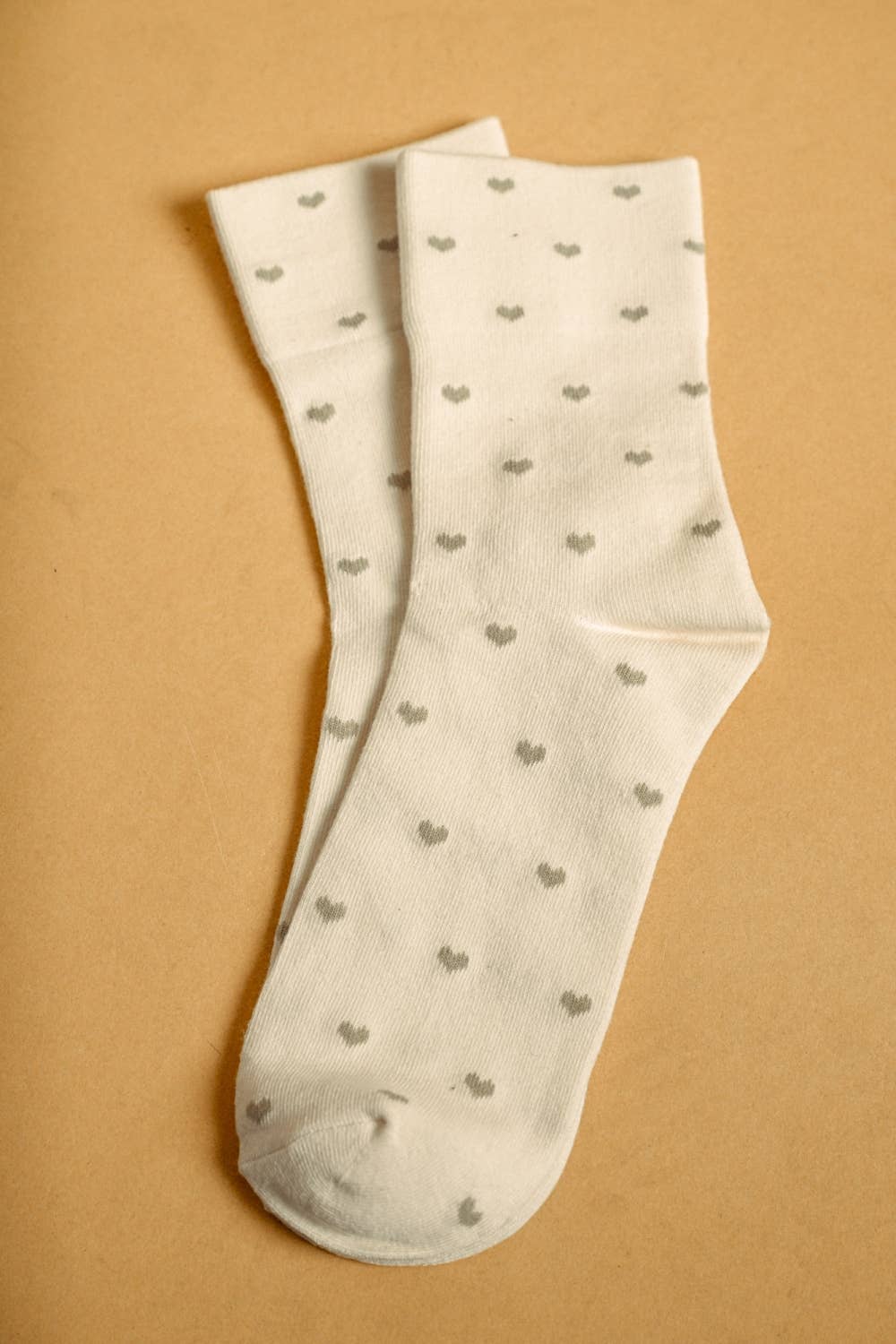 Final Sale-Heart Crew Socks
