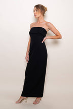 Cocktail Strapless Pencil Maxi Dress