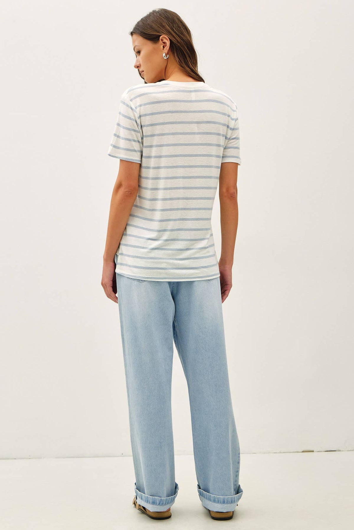 Cotton Linen Blend Tee