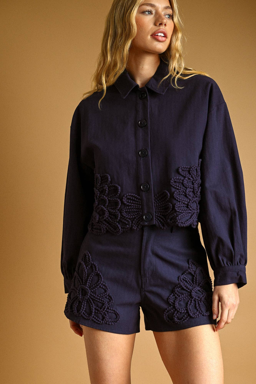 Floral Detail Jacket