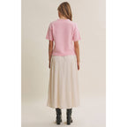 Classic Polka Dot Midi Skirt