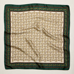 Final Sale-Classic Chain Print Square Scarf