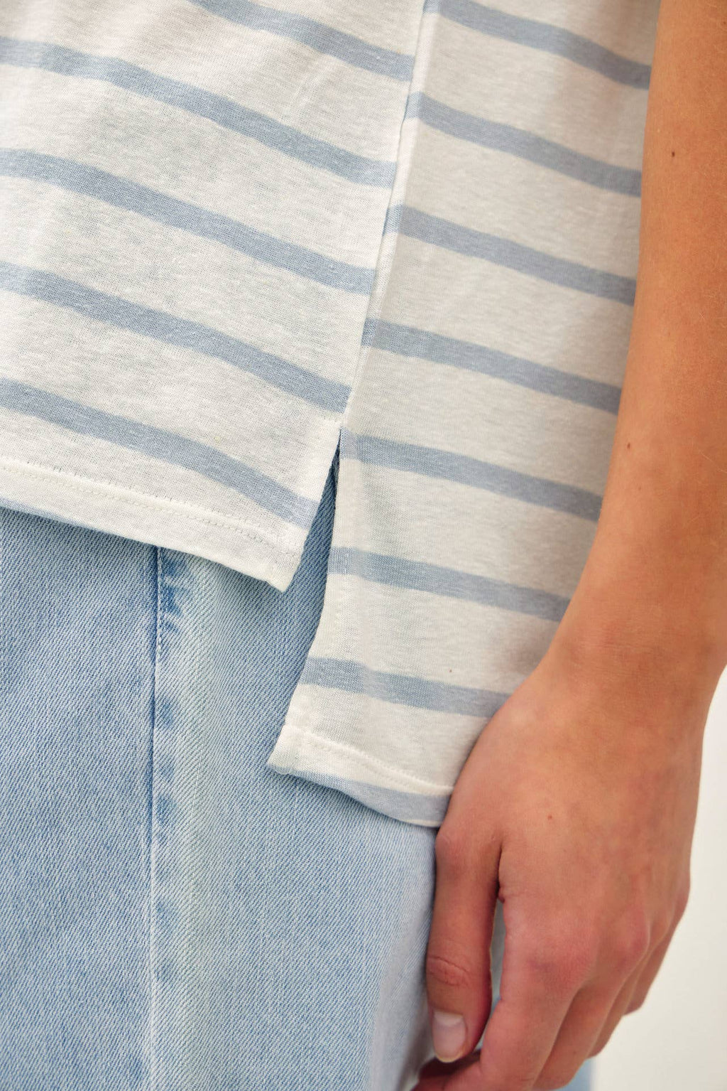 Cotton Linen Blend Tee