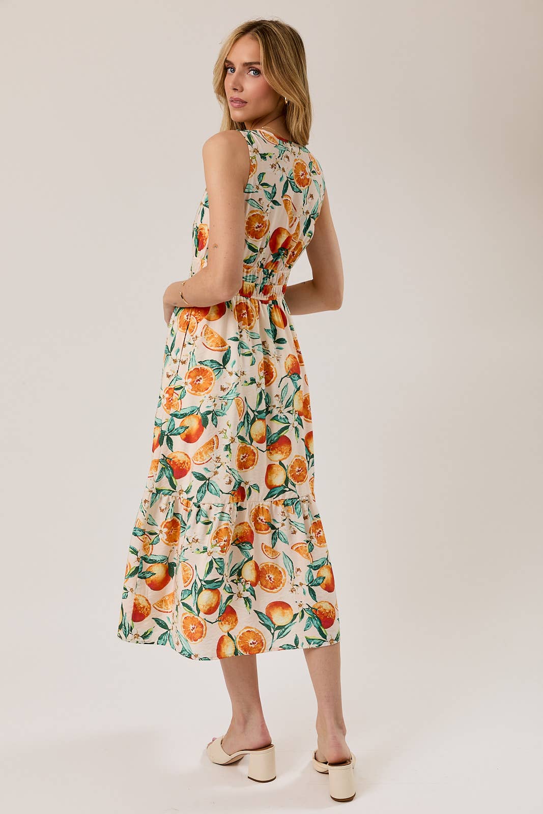 Final Sale-"Orange" Midi Dress