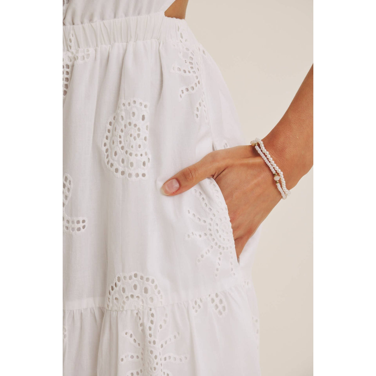 Seashell Eyelet Midi