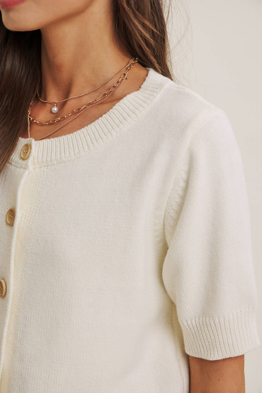 Cotton Blend Cardigan