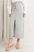 Final Sale-Knit Midi Skirt