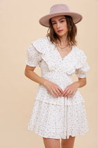 FInal Sale-Tiered Floral Mini Dress