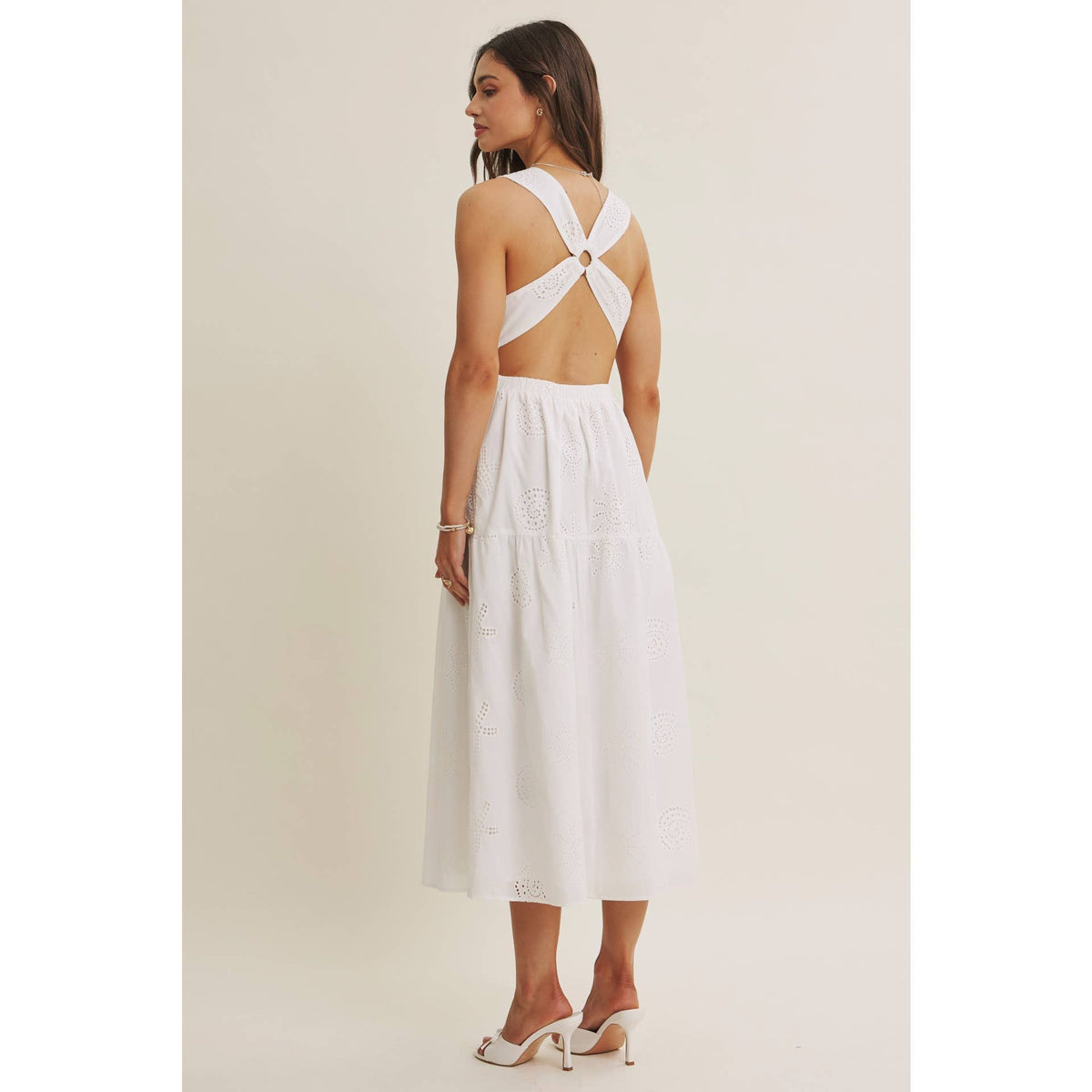 Seashell Eyelet Midi