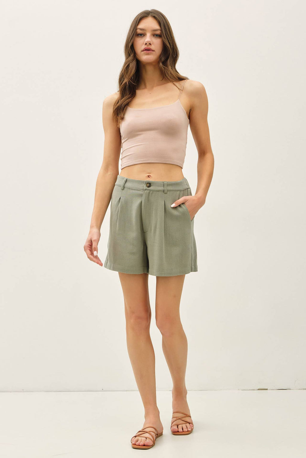 Final Sale-Linen Classic Shorts