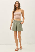 Final Sale-Linen Classic Shorts