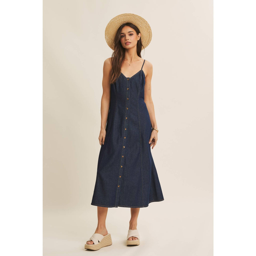 Denim Midi Dress