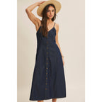 Denim Midi Dress