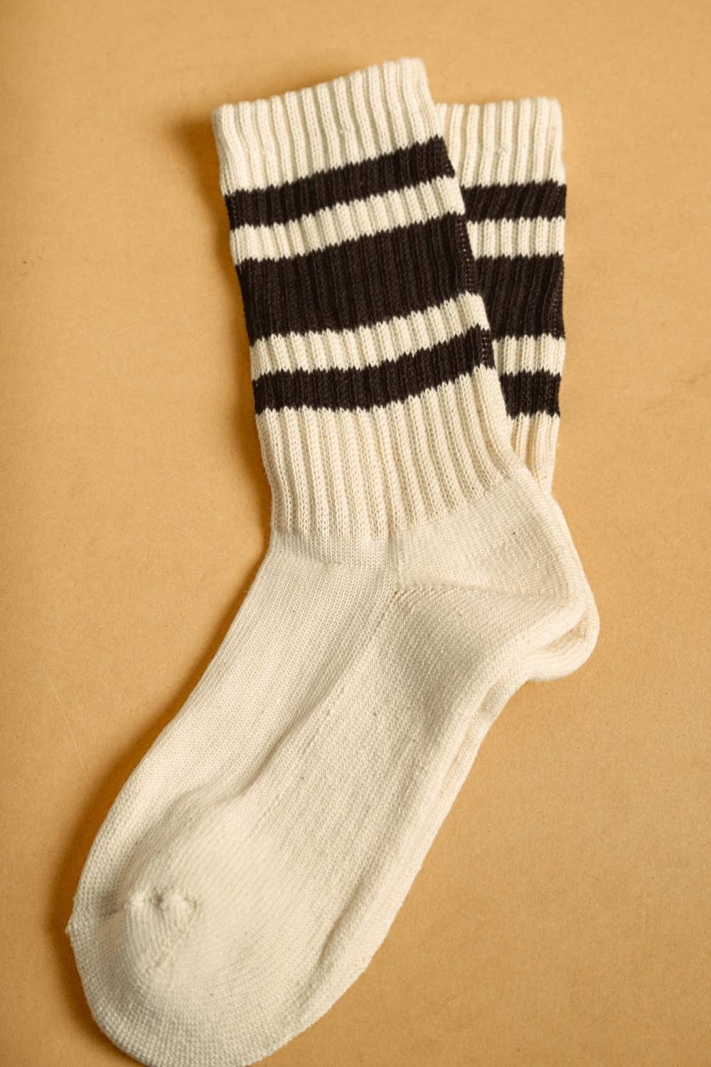 Final Sale-Retro Stripe Crew Socks