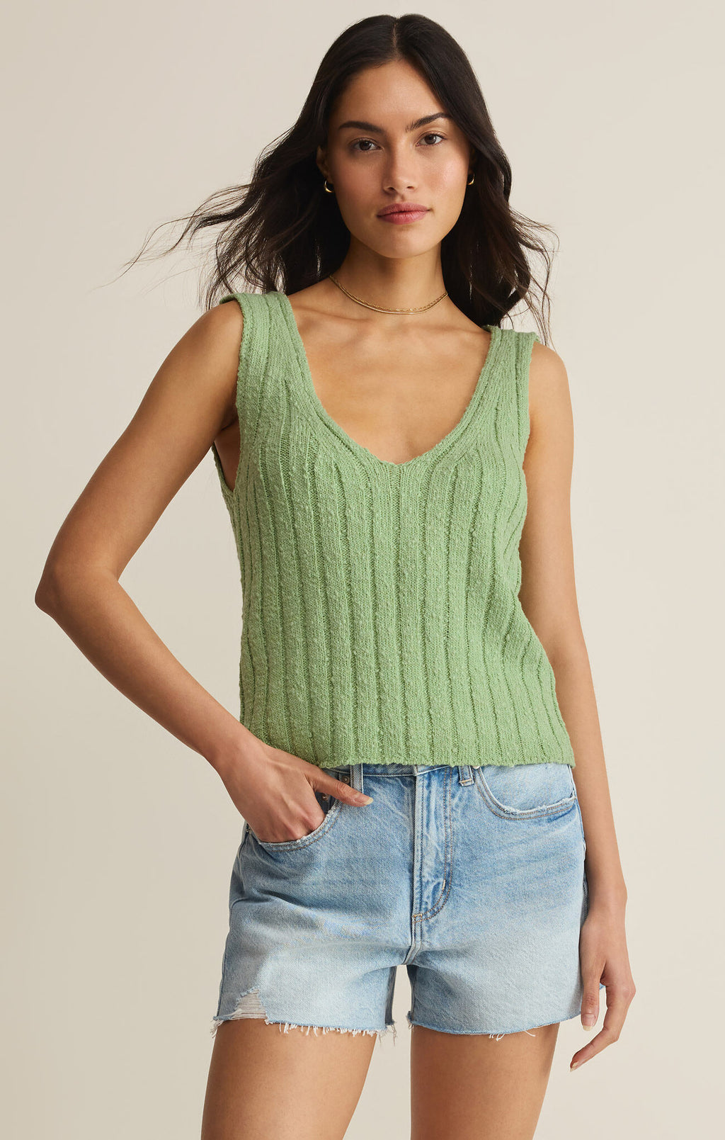 Final Sale-Acadia Sweater Tank