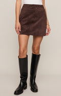 Decker Suede Mini Skirt
