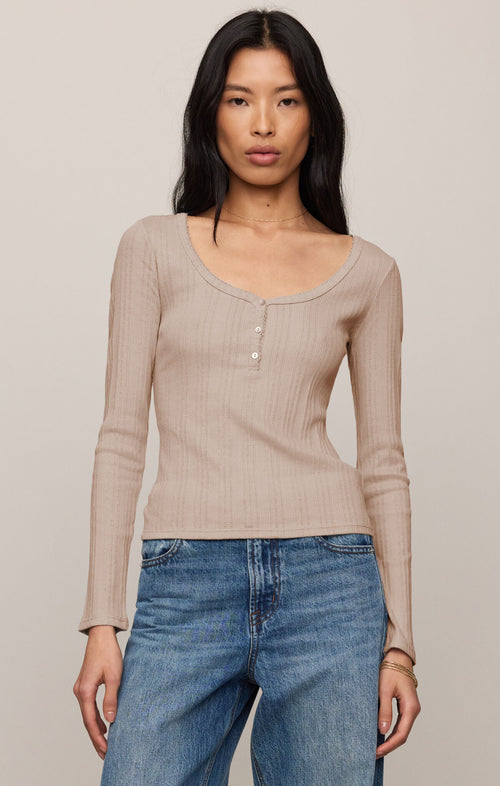 Audri Scalloped Top